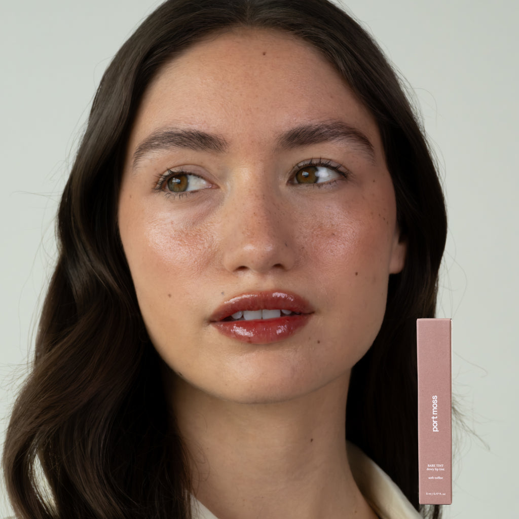 Bare Tint Dewy Lip Tint – Soft Toffee